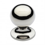 M Marcus Heritage Brass Ball Design Cabinet Knob 38mm 